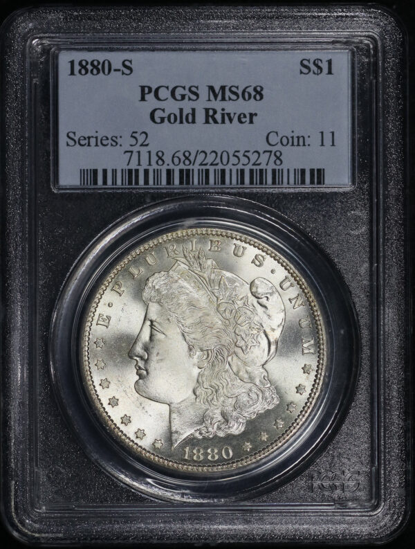 Obverse of this 1880-S Morgan Dollar PCGS MS-68
