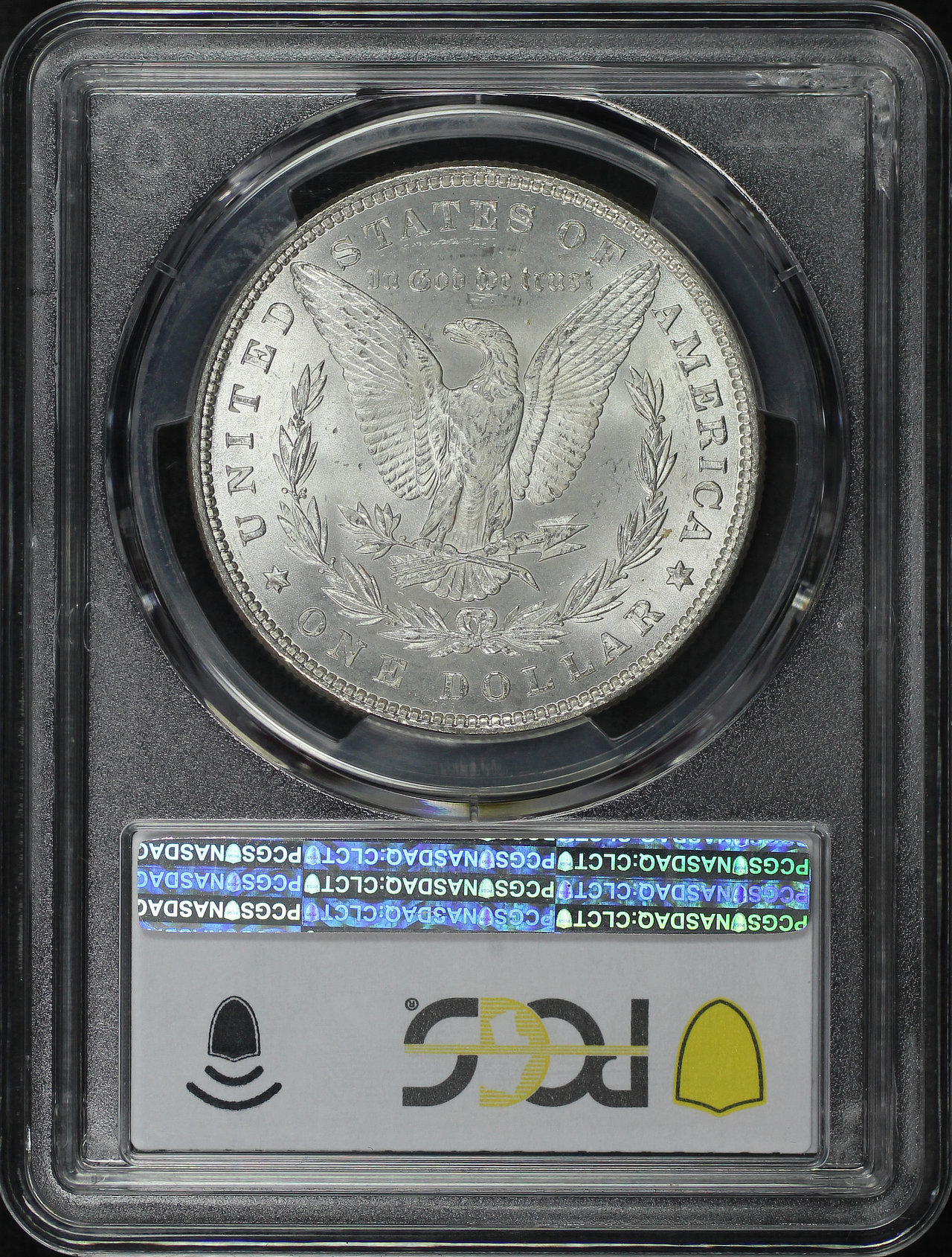 Reverse of this 1881 Morgan Dollar PCGS MS-62