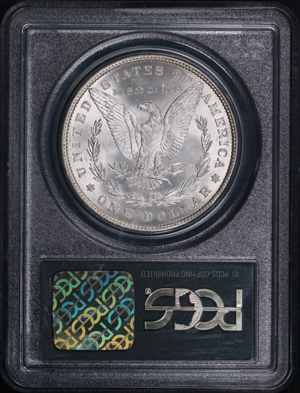 Reverse of this 1881 Morgan Dollar PCGS MS-64 Old Green Holder 