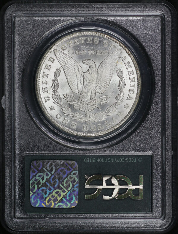 Reverse of this 1881-CC Morgan Dollar PCGS MS-64 Old Green Holder
