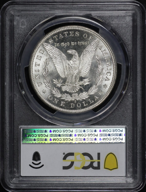 Reverse of this 1881-S Morgan Dollar PCGS MS-64+