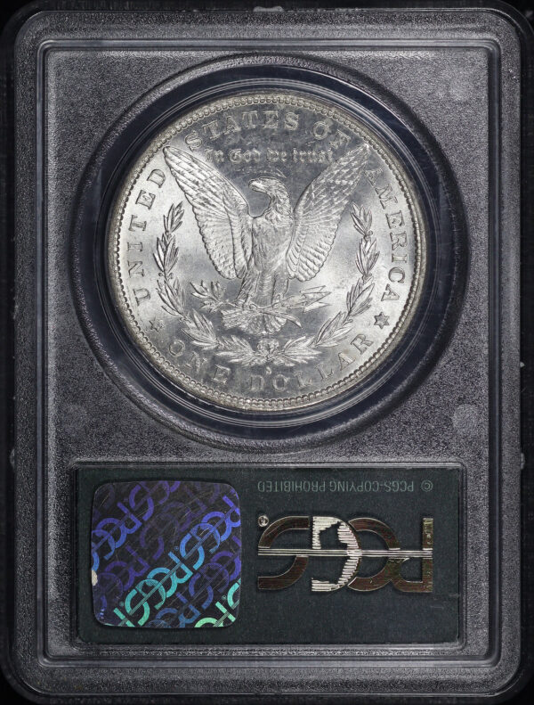 Reverse of this 1881-S Morgan Dollar PCGS MS-65 Old Green Holder