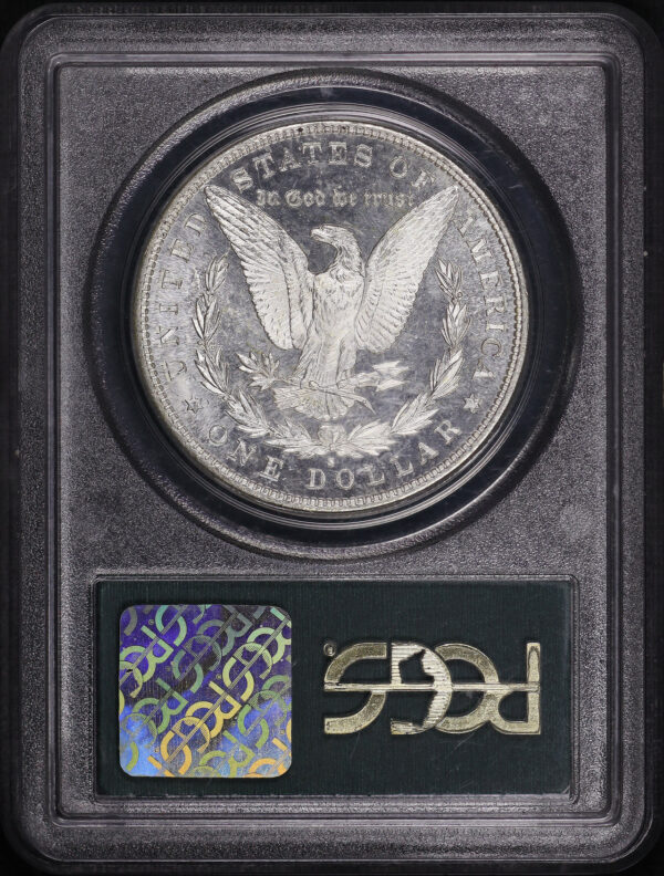Reverse of this 1881-S Morgan Dollar PCGS MS-64 PL Old Green Holder