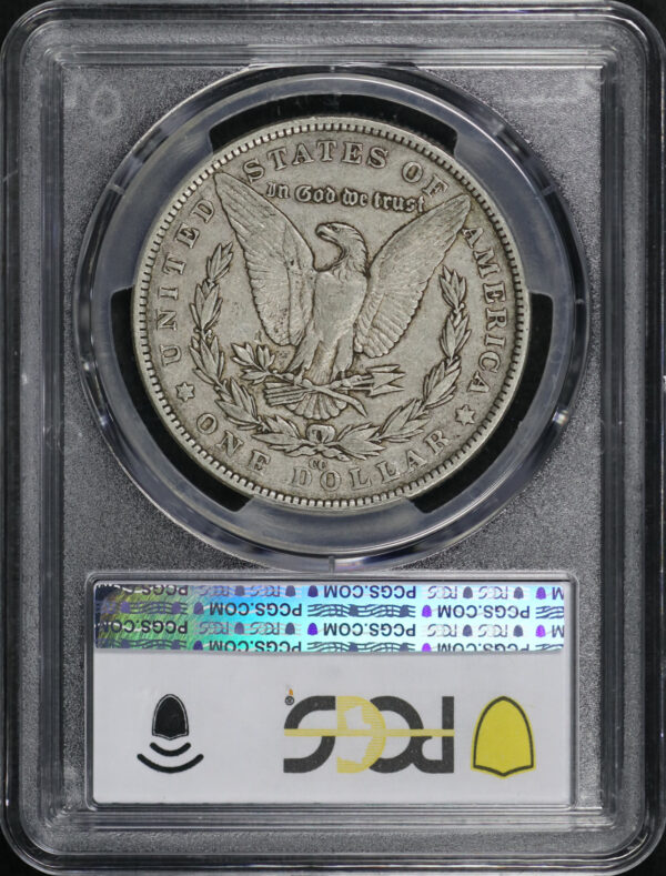 Reverse of this 1882-CC Morgan Dollar PCGS VF-20