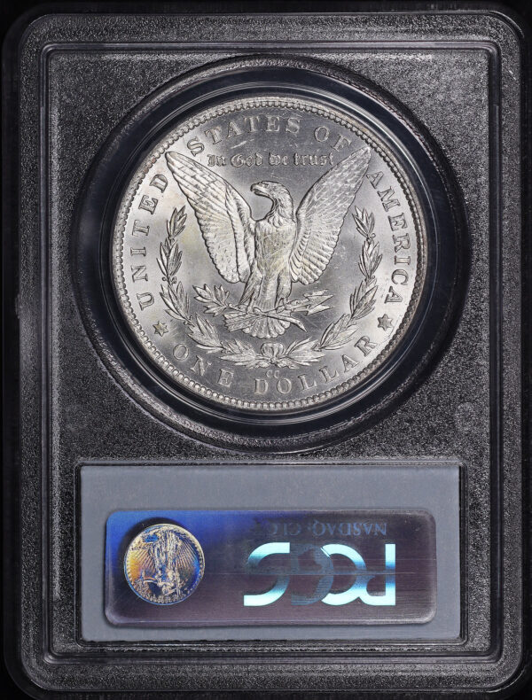 Reverse of this 1882-CC Morgan Dollar PCGS MS-62