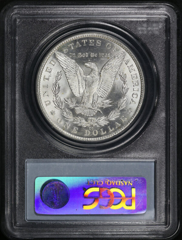Reverse of this 1882-CC Morgan Dollar PCGS MS-63