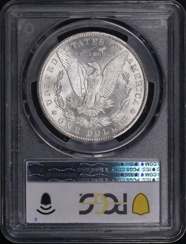Reverse of this 1882-CC Morgan Dollar PCGS MS-63