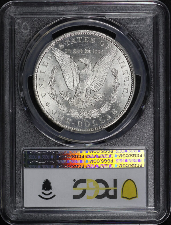 Reverse of this 1882-CC Morgan Dollar PCGS MS-63
