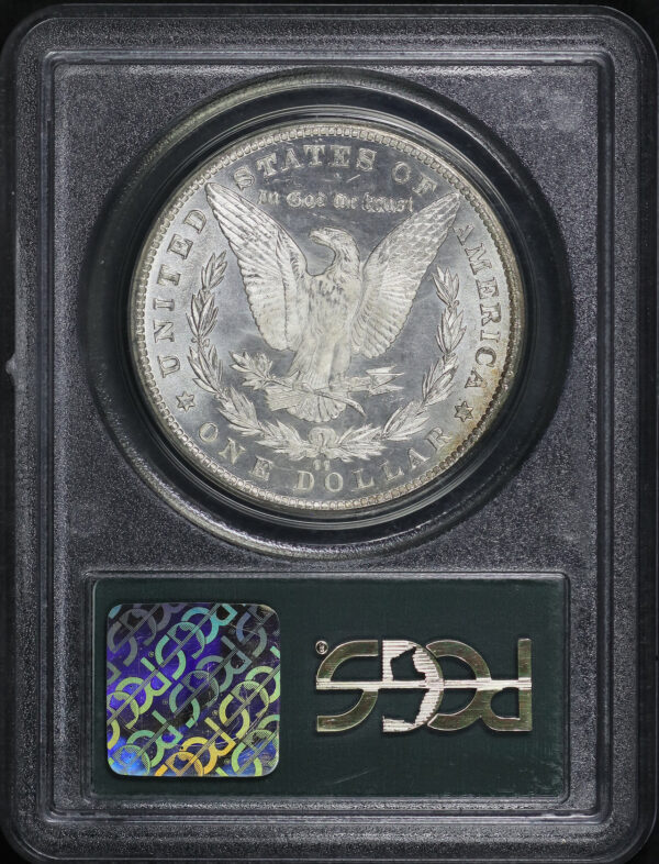 Reverse of this 1882-CC Morgan Dollar PCGS MS-64 Old Green Holder