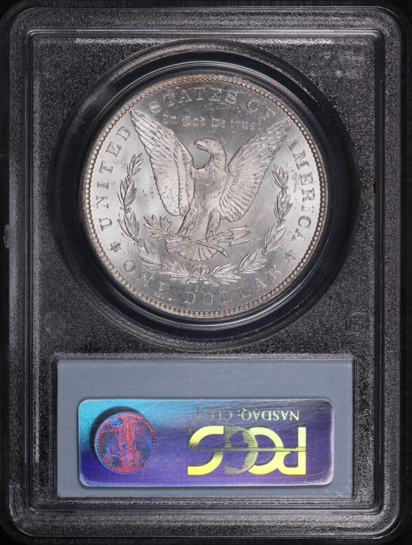 Reverse of this 1882-CC Morgan Dollar PCGS MS-64 GSA Label