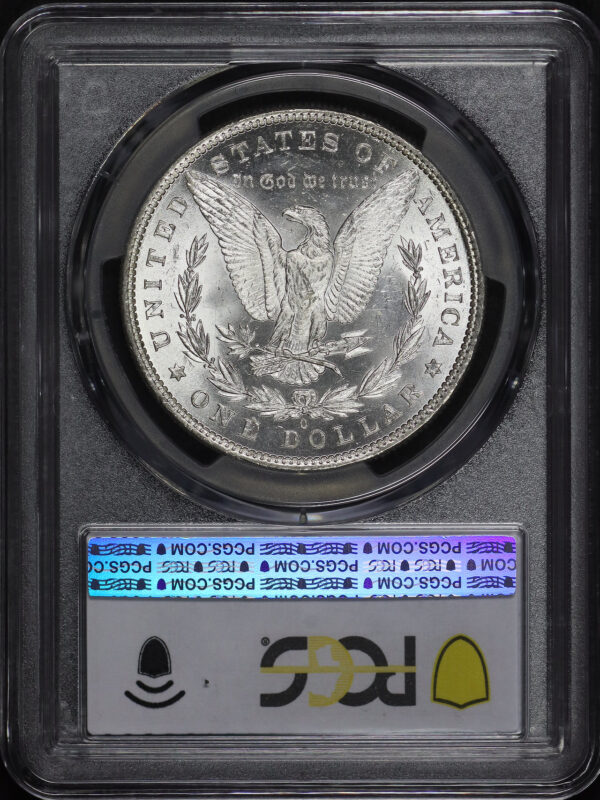 Reverse of this 1882-O Morgan Dollar PCGS MS-63
