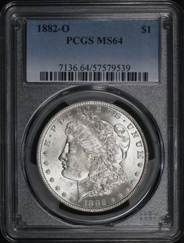 Obverse of this 1882-O Morgan Dollar PCGS MS-64