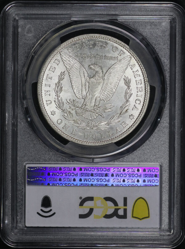 Reverse of this 1882-S Morgan Dollar PCGS MS-63