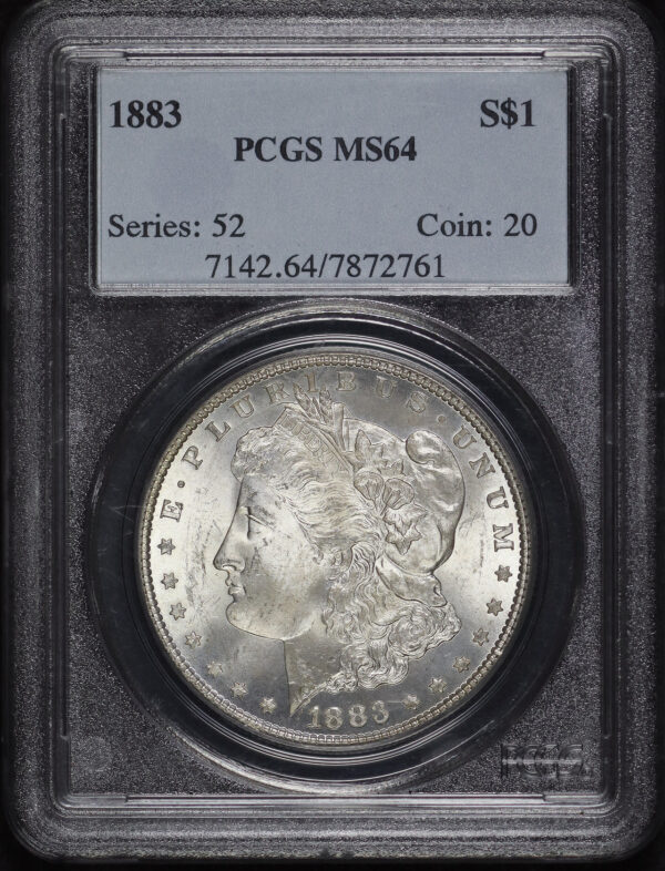 Obverse of this 1883 Morgan Dollar PCGS MS-64