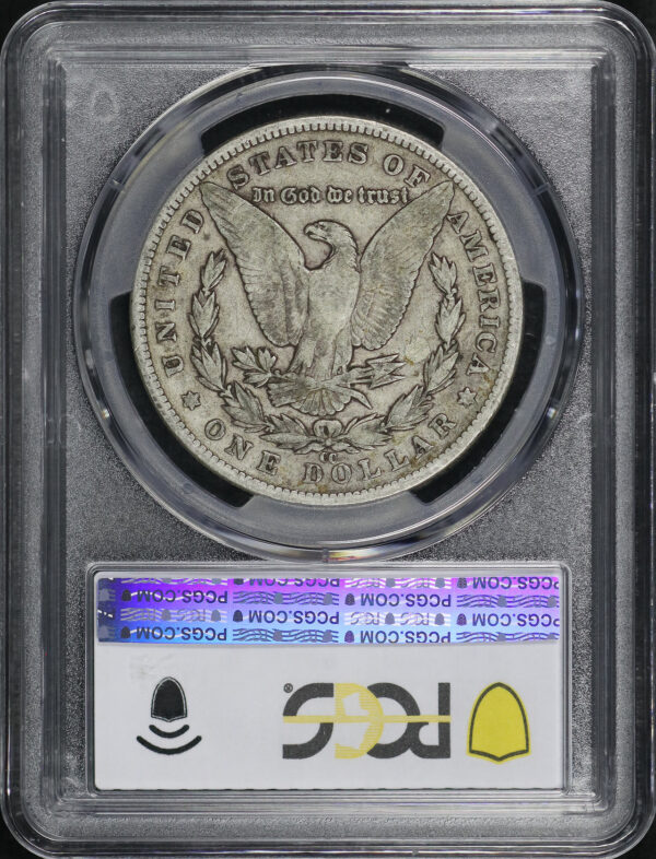 Reverse of this 1883-CC Morgan Dollar PCGS VG-08