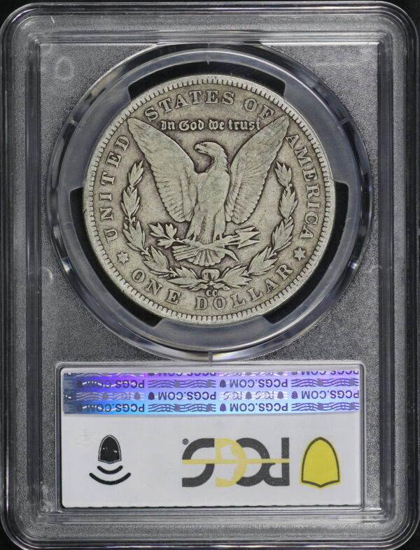Reverse of this 1883-CC Morgan Dollar PCGS VG-08
