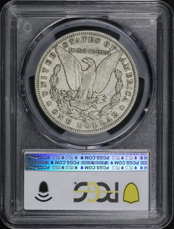 Reverse of this 1883-CC Morgan Dollar PCGS VF-20