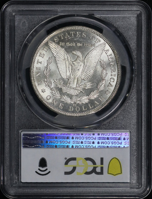 Reverse of this 1883-CC Morgan Dollar PCGS MS-63