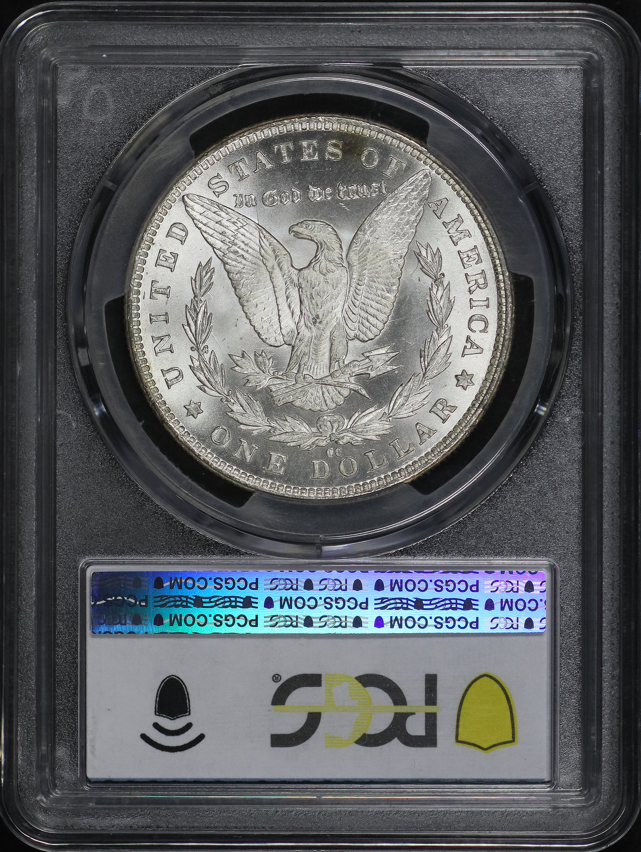 Reverse of this 1883-CC Morgan Dollar PCGS MS-63
