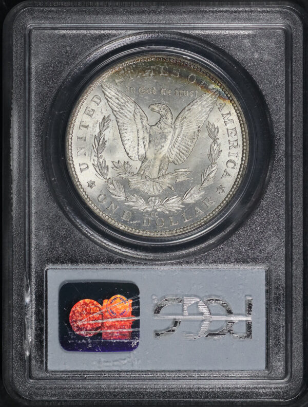 Reverse of this 1883-CC Morgan Dollar PCGS MS-65