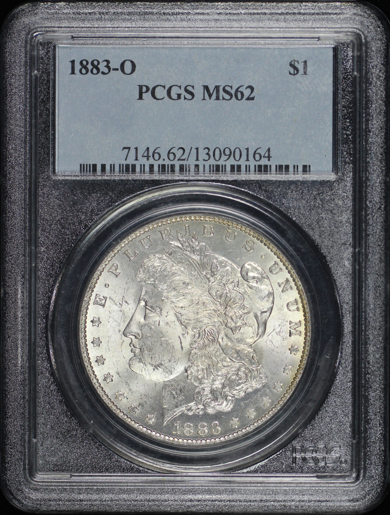 Obverse of this 1883-O Morgan Dollar PCGS MS-62