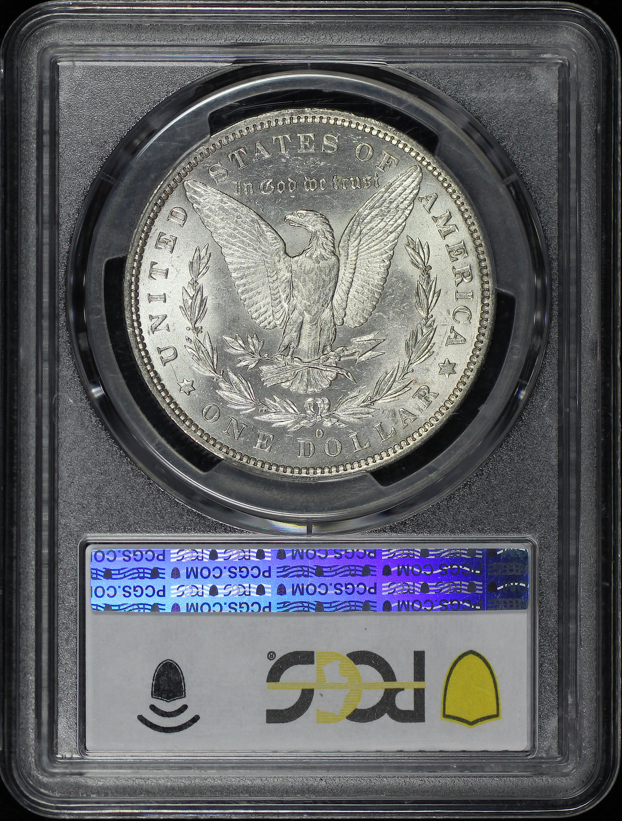 Reverse of this 1883-O Morgan Dollar PCGS MS-62