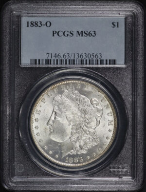 Obverse of this 1883-O Morgan Dollar PCGS MS-63
