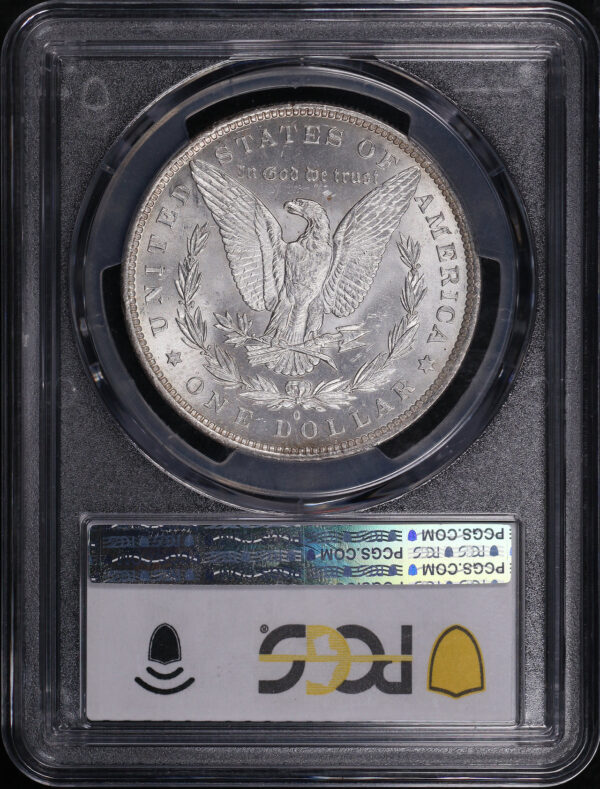Reverse of this 1883-O Morgan Dollar PCGS MS-63
