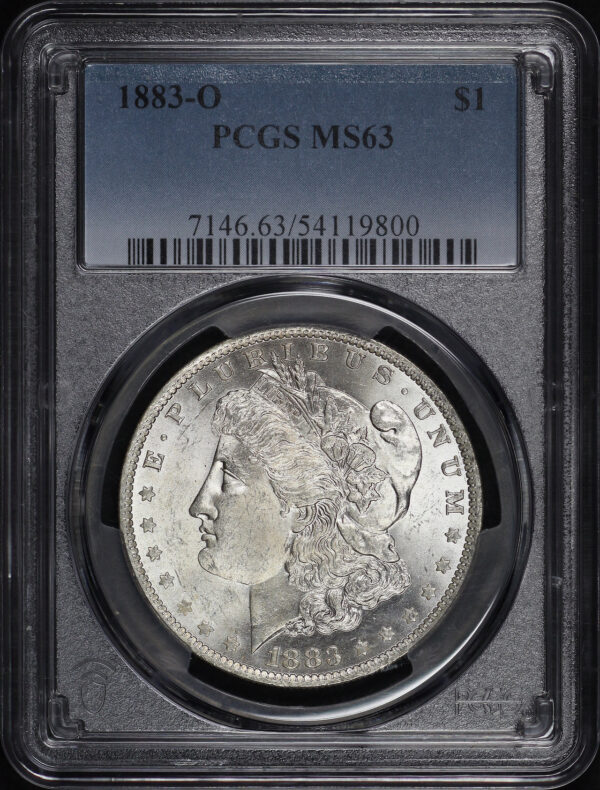 Obverse of this 1883-O Morgan Dollar PCGS MS-63