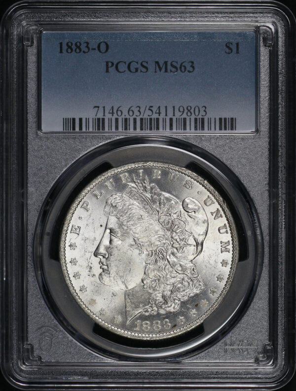 Obverse of this 1883-O Morgan Dollar PCGS MS-63