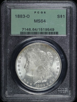 Obverse of this 1883-O Morgan Dollar PCGS MS-64