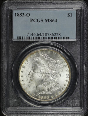 Obverse of this 1883-O Morgan Dollar PCGS MS-64