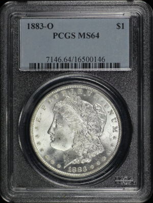 Obverse of this 1883-O Morgan Dollar PCGS MS-64