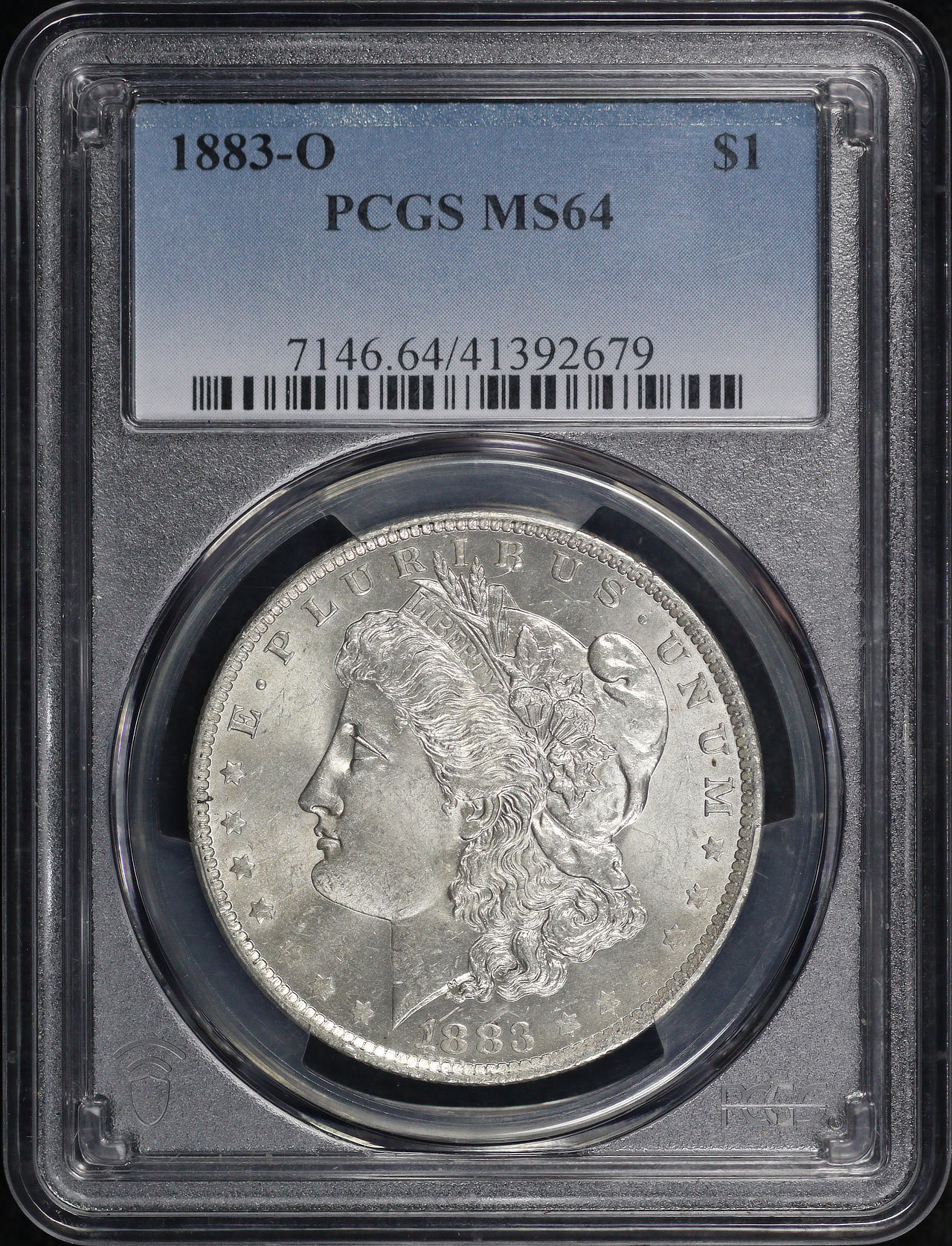 Obverse of this 1883-O Morgan Dollar PCGS MS-64