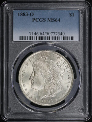 Obverse of this 1883-O Morgan Dollar PCGS MS-64