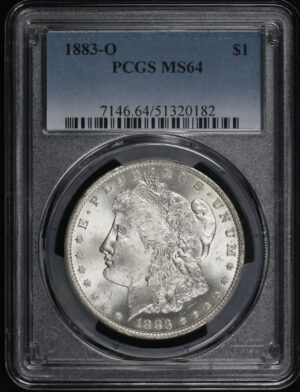Obverse of this 1883-O Morgan Dollar PCGS MS-64