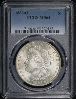 Obverse of this 1883-O Morgan Dollar PCGS MS-64