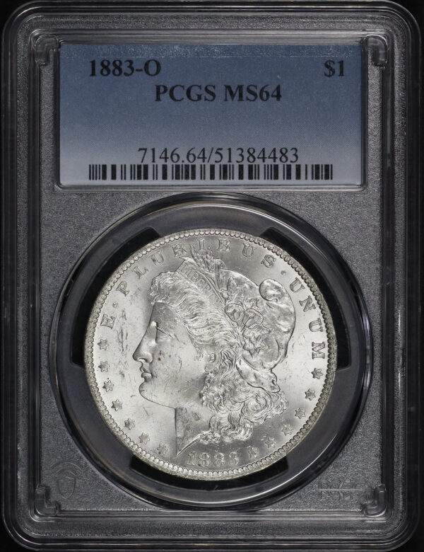 Obverse of this 1883-O Morgan Dollar PCGS MS-64
