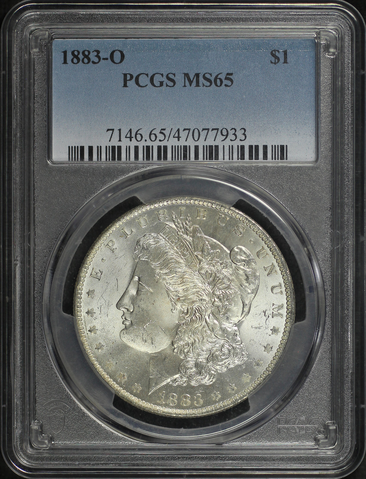 Obverse of this 1883-O Morgan Dollar PCGS MS-65