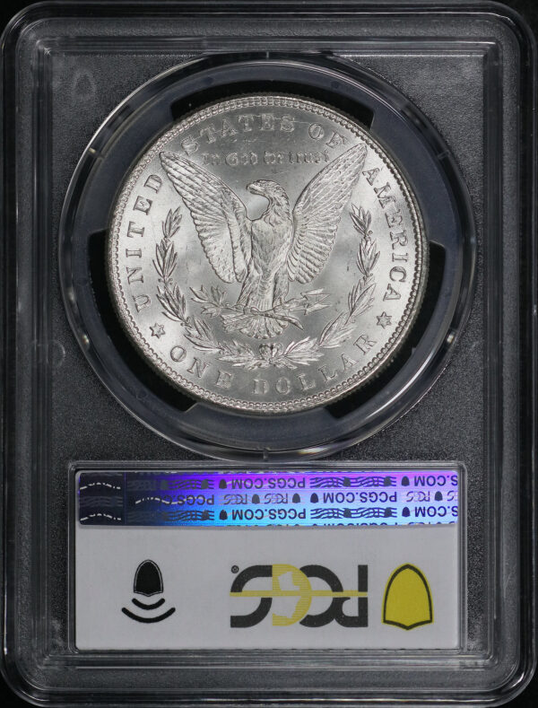 Reverse of this 1884 Morgan Dollar PCGS MS-63