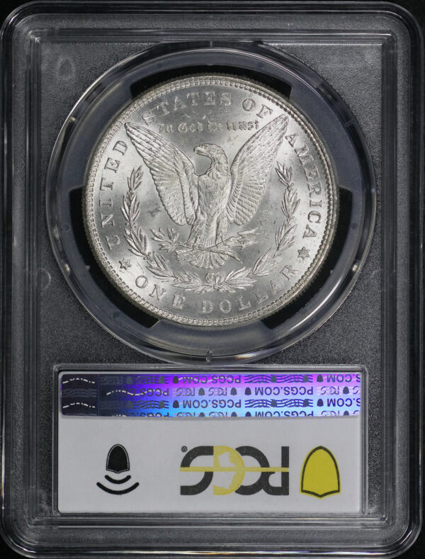 Reverse of this 1884 Morgan Dollar PCGS MS-63
