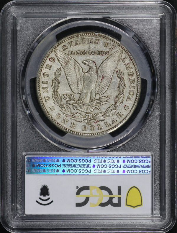 Reverse of this 1884-CC Morgan Dollar PCGS VF-30