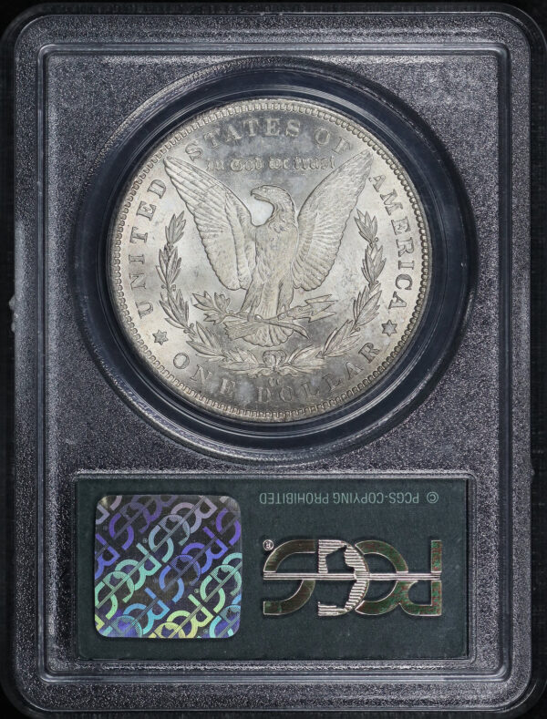 Reverse of this 1884-CC Morgan Dollar PCGS MS-62