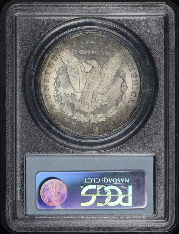 Reverse of this 1884-CC Morgan Dollar PCGS MS-63
