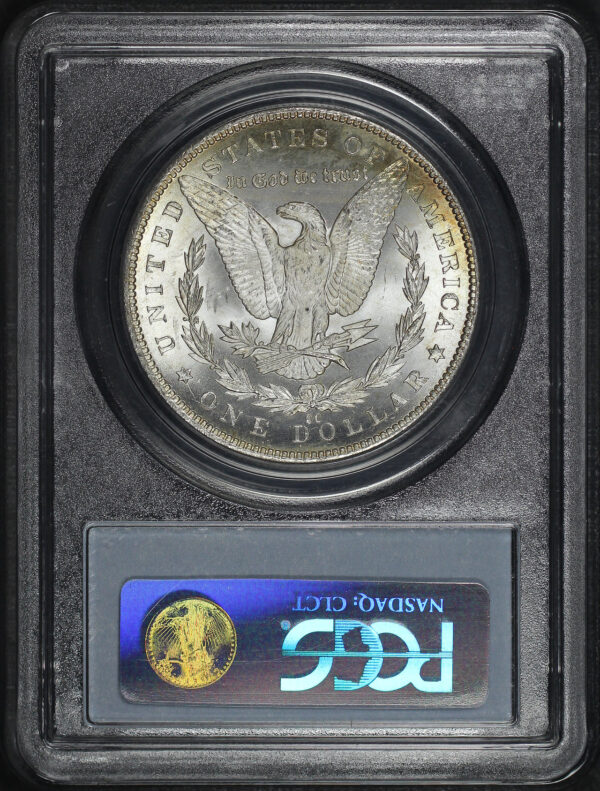 Reverse of this 1884-CC Morgan Dollar PCGS MS-63 GSA Hoard