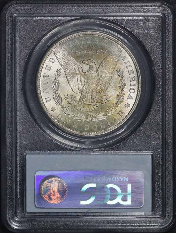 Reverse of this 1884-CC Morgan Dollar PCGS MS-63