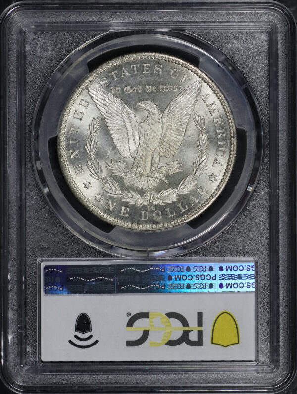 Reverse of this 1884-CC Morgan Dollar PCGS MS-63