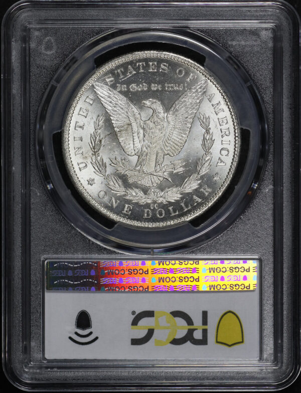 Reverse of this 1884-CC Morgan Dollar PCGS MS-63