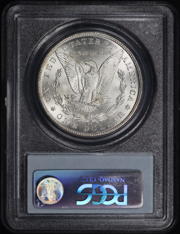Reverse of this 1884-CC Morgan Dollar PCGS MS-64