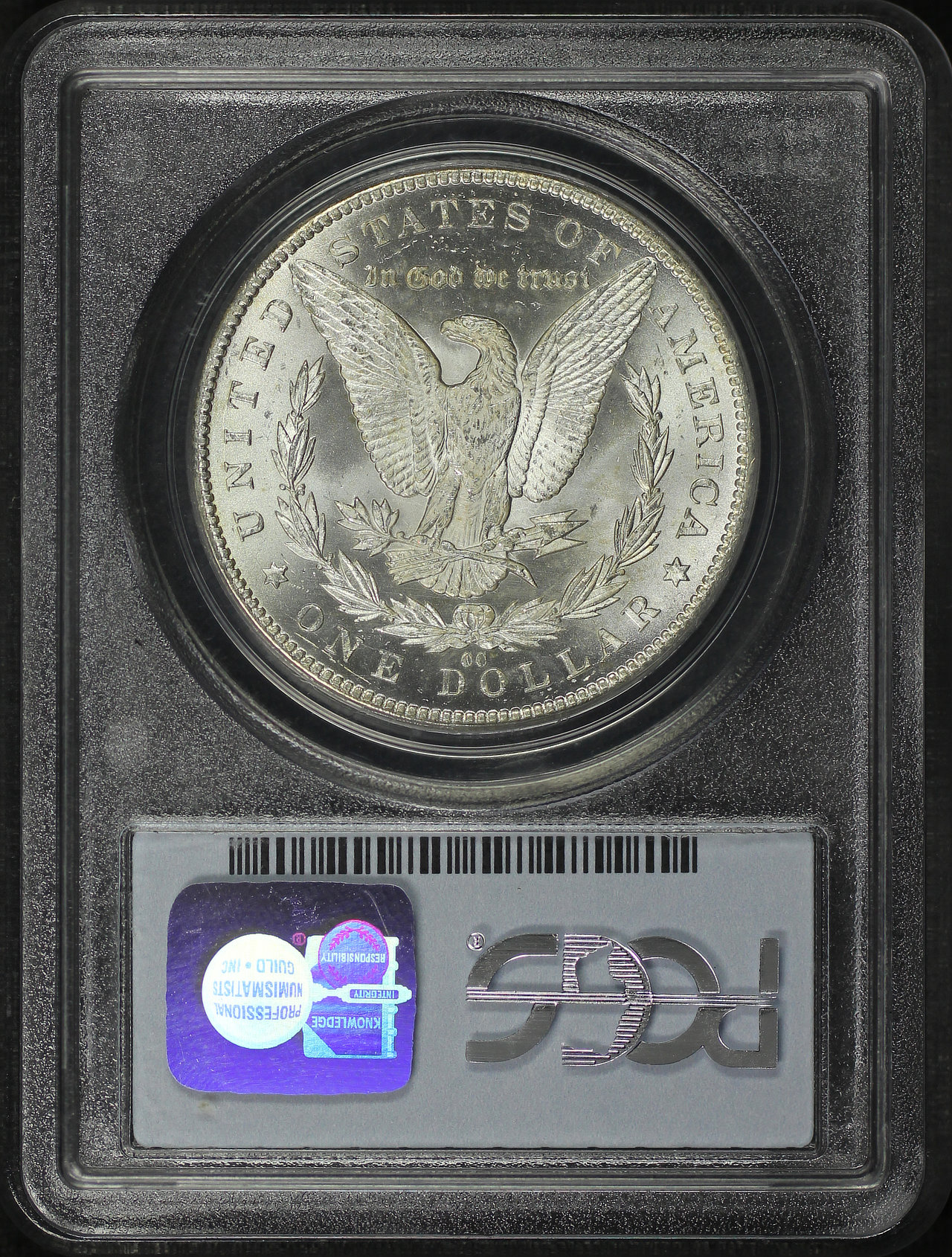 Reverse of this 1884-CC Morgan Dollar PCGS MS-65